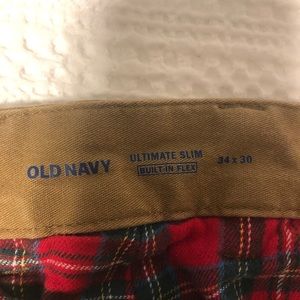 Old navy men’s slim fit flannel lined pants